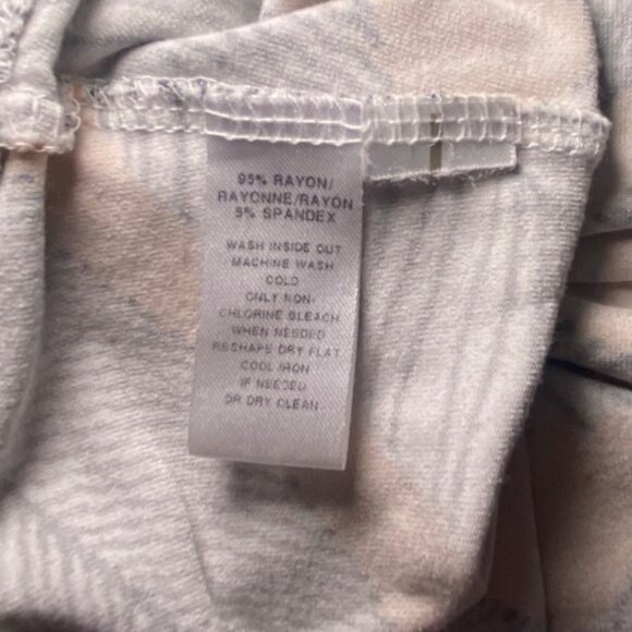 LOFT Womens Swing Short Sleeve Yellow & Black Leaf Print Dress Comfort Vacation - Picture 7 of 7